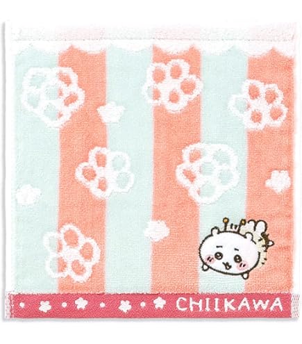Amazon｜ちいかわ(Chiikawa) おかお タオルハンカチ ピンク